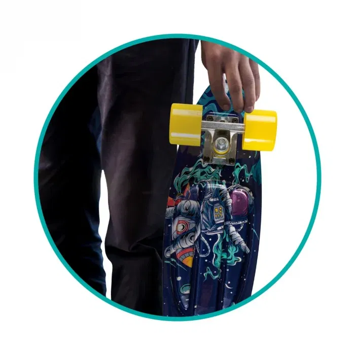 Skateboard copii, 3ani+, Qkids, Galaxy - Spaceman [2]