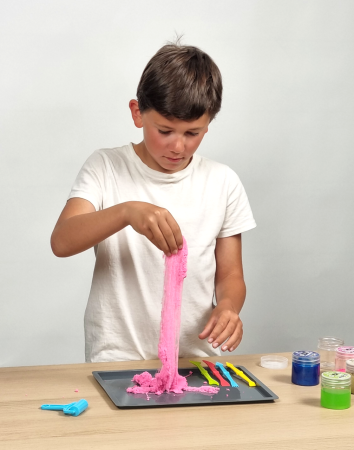 Jocuri de pictura si desen - Slime Senzorial - Set experimente pentru copii