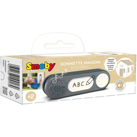 Sonerie electronica pentru casuta copii Smoby Doorbell gri [12]