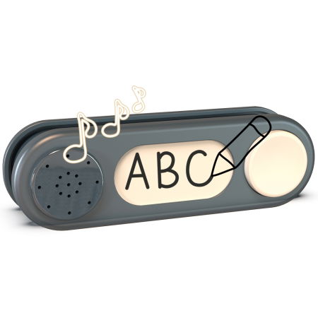 Sonerie electronica pentru casuta copii Smoby Doorbell gri [1]