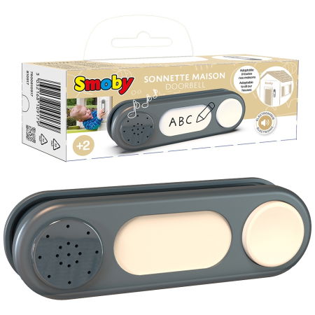 Sonerie electronica pentru casuta copii Smoby Doorbell gri [11]