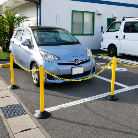 Stâlp Delimitare din Plastic 87cm Trafic și Acces | Carboysafety [4]
