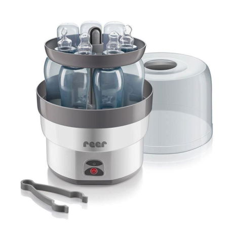 Sterilizator biberoane cu abur fierbinte, capacitate 6 biberoane, oprire automata, Reer VapoMax 36010 [2]