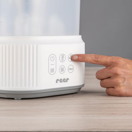 Sterilizator cu aburi si functie de uscare pentru biberoane, detartrare automata, 5 biberoane, Reer VapoDryS 36130 [4]