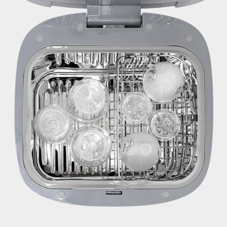 Sterilizator UV pentru biberoane, cu functie de uscare, pana la 12 biberoane, Reer 36120 [9]