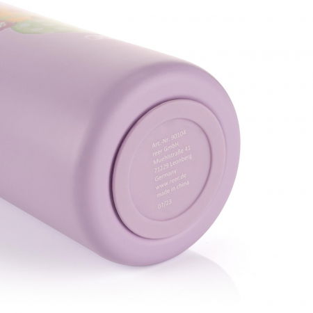 Sticla apa copii inox cu pai violet 350ml Reer [8]