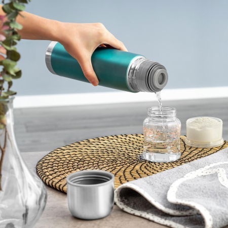 Sticla termos din otel inoxidabil vidat ColourCup, 450 ml, albastru, Reer 90523 [1]