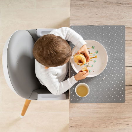 Suport de farfurii, antialunecare pentru bebelusi, din silicon rezistent la caldura, 41.5 x 30 cm, Reer Eat'n Tidy 25021 [4]