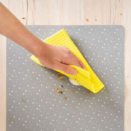 Suport de farfurii, antialunecare pentru bebelusi, din silicon rezistent la caldura, 41.5 x 30 cm, Reer Eat'n Tidy 25021 [3]