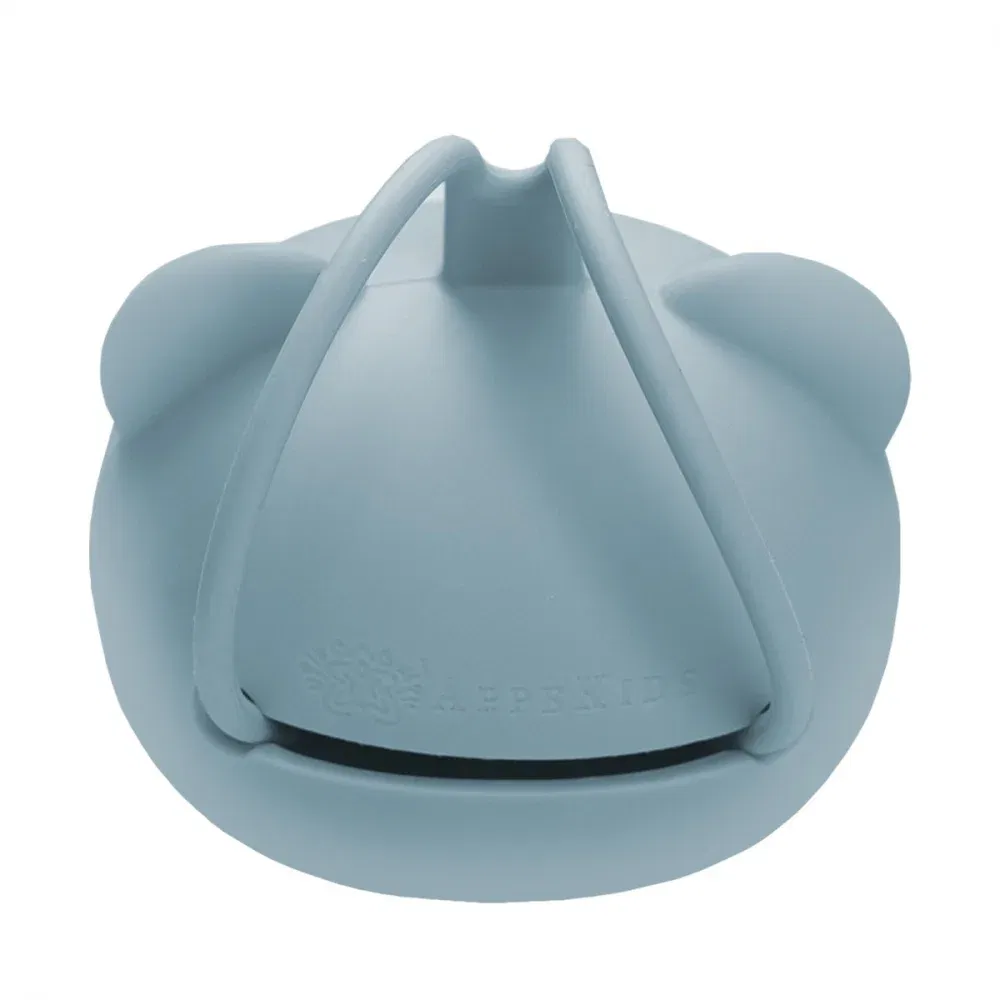 Suport pentru suzeta din silicon, AppeKids, The Little Bear - Albastru [1]