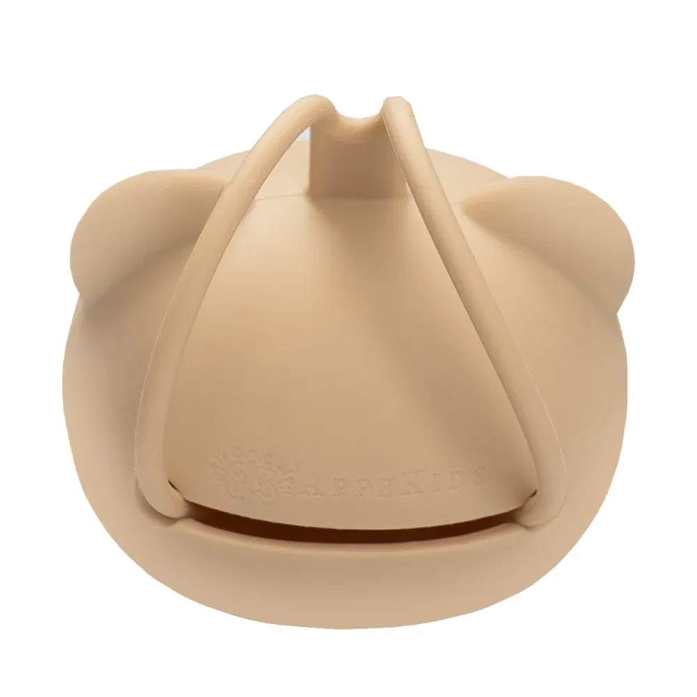 Suport pentru suzeta din silicon, AppeKids, The Little Bear - Bej [1]