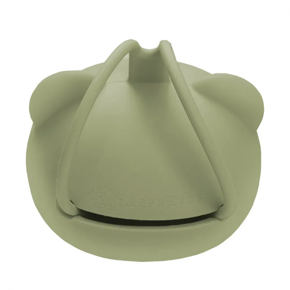 Suport pentru suzeta din silicon, AppeKids, The Little Bear - Verde [1]