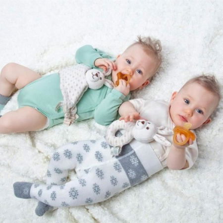 Suzeta ortodontica monobloc BIO, din latex de cauciuc organic, 18+ luni Grunspecht 674-00 [2]