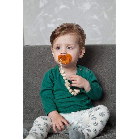 Suzeta ortodontica monobloc BIO, din latex de cauciuc organic, 18+ luni Grunspecht 674-00 [1]