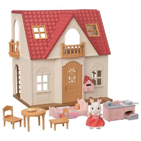 Jucării educative copii - Sylvanian Families-Casuta Red Roof Cosy Cottage