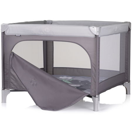 Tarc de joaca pliabil Chipolino Pop Up Hippo grey [1]
