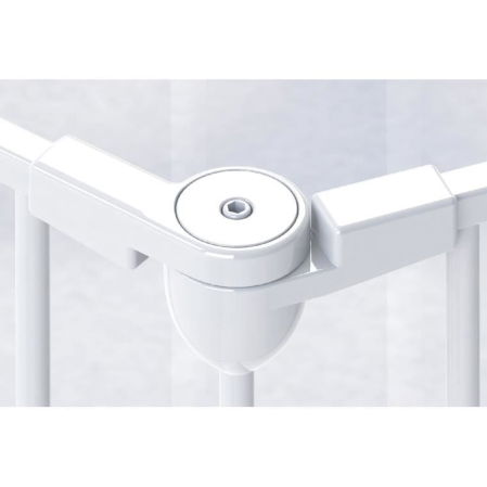 Tarc de siguranta modular cu 5 panouri, metal alb, Noma, N94047 [10]