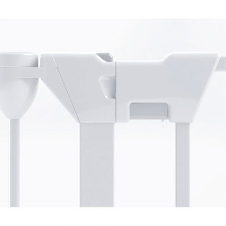 Tarc de siguranta pentru copii  modular cu 5 panouri, metal alb, Noma [6]