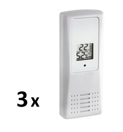 Sanatate/Higrometre - Termo-Higrometru cu 3 senzori wireless TFA 30.3054.10