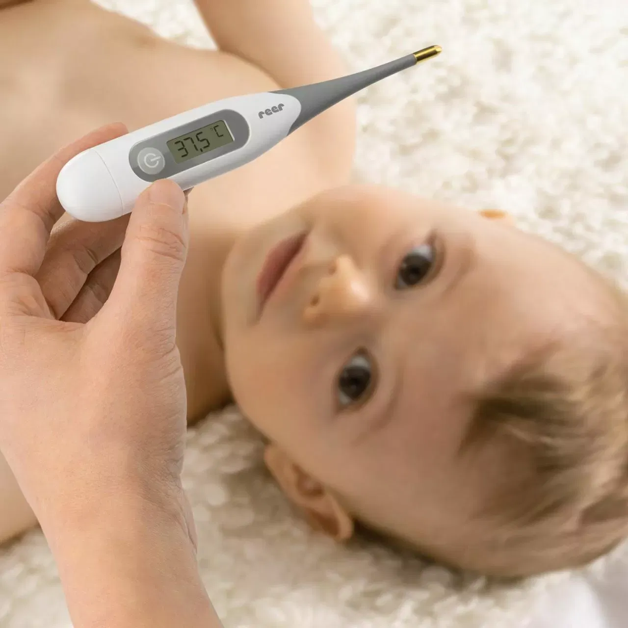Termometru bebelusi, medical digital, antialergic, flexibil, Reer [1]