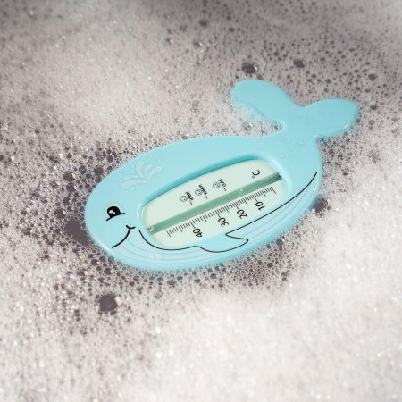 Termometru de baie pentru copii MyHappyBath Whale, fara mercur, fara BPA, 0+ luni, Reer 24063 [2]
