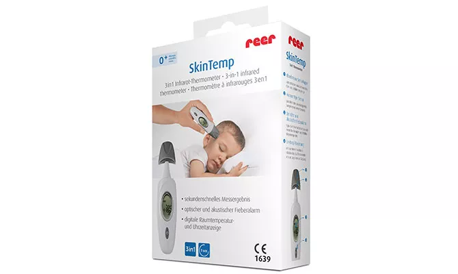 Termometru digital cu infrarosu, pentru tampla si ureche, Reer [4]