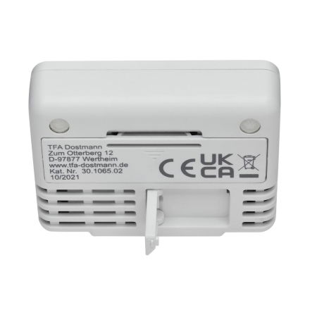 Produse - Termometru digital de camera, cu suport magnetic, alb, TFA 30.1065.02