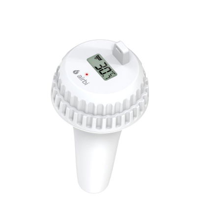Termometru si higrometru digital de camera, cu senzori wireless pentru exterior si pentru apa din piscina, lumina de fundal, Airbi POOL BI1021 [7]