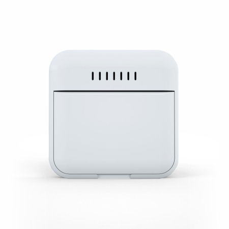 Termometru si higrometru digital de camera, ecran LCD, memorie, suport expandabil cu magnet, alb, AirBi SMILE BI1040 [3]