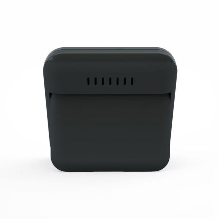 Termometru si higrometru digital de camera, ecran LCD, memorie, suport expandabil cu magnet, negru, AirBi SMILE BI1041 [1]