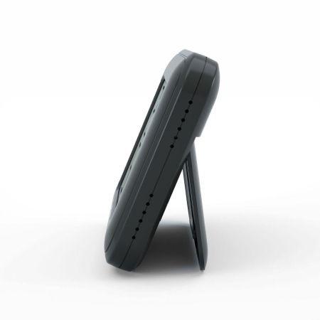 Termometru si higrometru digital de camera, ecran LCD, memorie, suport expandabil cu magnet, negru, AirBi SMILE BI1041 [1]