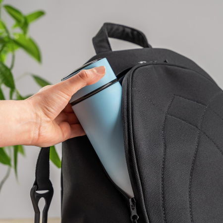 Alimentatie/Termosuri, recipiente mancare - Termos din otel inoxidabil vidat ColourDesign, 450 ml, albastru, Reer 90023