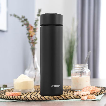 Termos din otel inoxidabil vidat ColourDesign, 450 ml, negru, Reer 90011 [4]