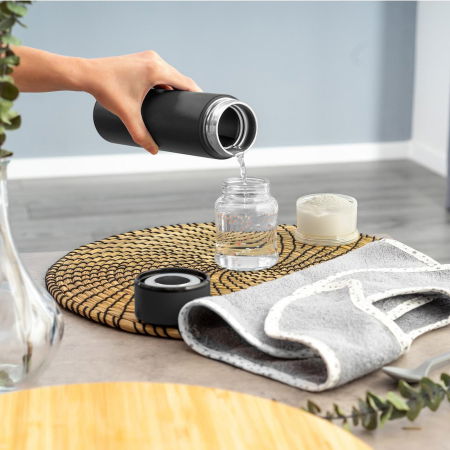 Termos din otel inoxidabil vidat ColourDesign, 450 ml, negru, Reer 90011 [3]