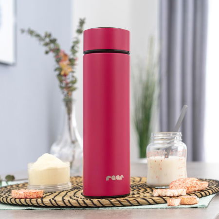 Termos din otel inoxidabil vidat ColourDesign, 450 ml, rosu, Reer 90014 [4]