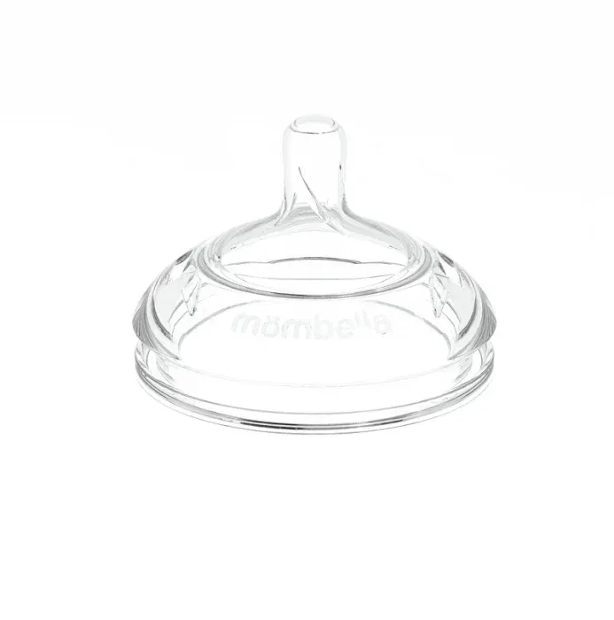 Produse - Tetina Biberon Anticolici Mombella, Flux Mediu (M, 3 picaturi) 3 luni+
