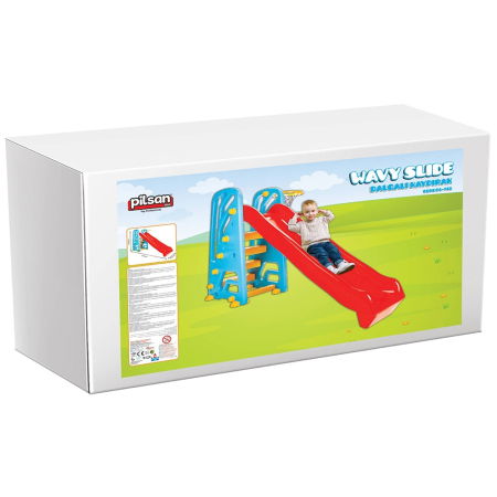 Tobogan Pilsan Wavy Slide cu cos baschet [1]