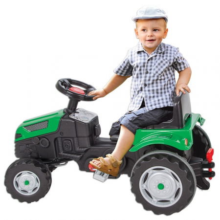 Tractor copii 3 ani+, cu pedale, verde, Pilsan Active [2]
