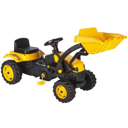 Tractor copii 3 ani+, cu pedale, galben, Pilsan Active [1]