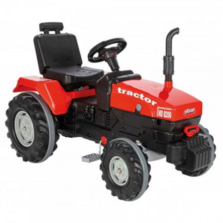 Jucarii pentru exterior - Tractor copii 3 ani+ cu pedale Pilsan Red
