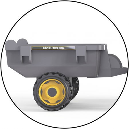 Tractor copii 3 ani+ cu pedale si remorca Smoby Stronger [7]