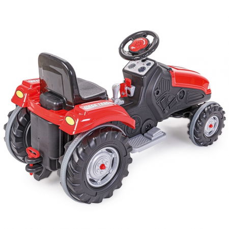 Tractor electric copii 3 ani+ Pilsan Mega Rosu [1]