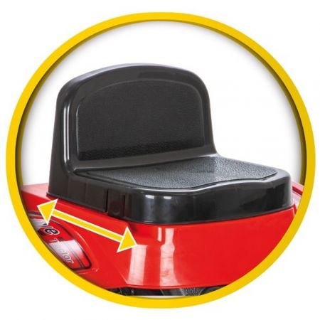 Tractor copii 3 ani+, cu pedale, rosu, Pilsan Active [2]