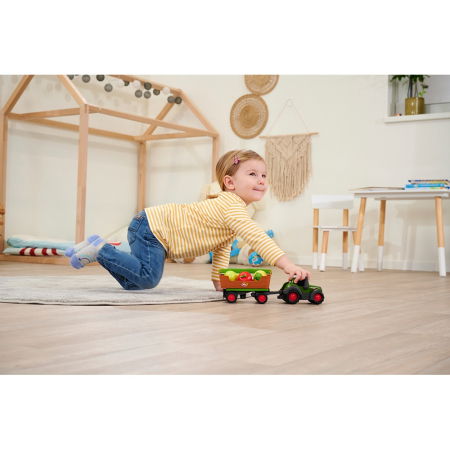Tractor Simba ABC Freddy Fruit Trailer 30 cm cu lumini, sunete, remorca si figurine [6]