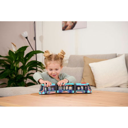 Tramvai Dickie Toys Siemens City Tram 41,5 cm albastru [2]