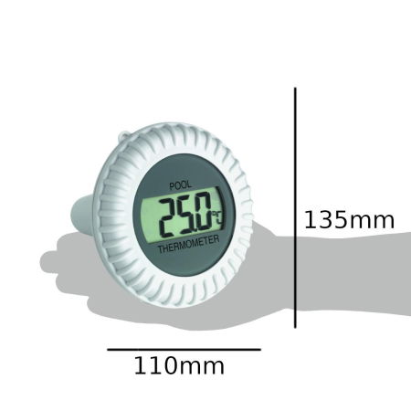 Transmitator wireless pentru temperatura si umiditate, cu senzor extern pentru temperatura apei din piscina, WEATHERHUB TFA 30.3310.02 [2]