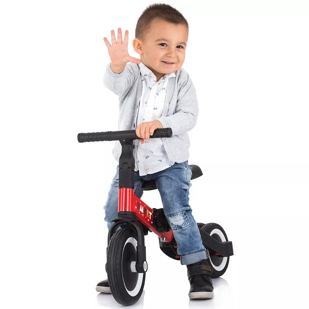 Tricicleta 2 in 1, cu roti de cauciuc, Chipolino Smarty [8]