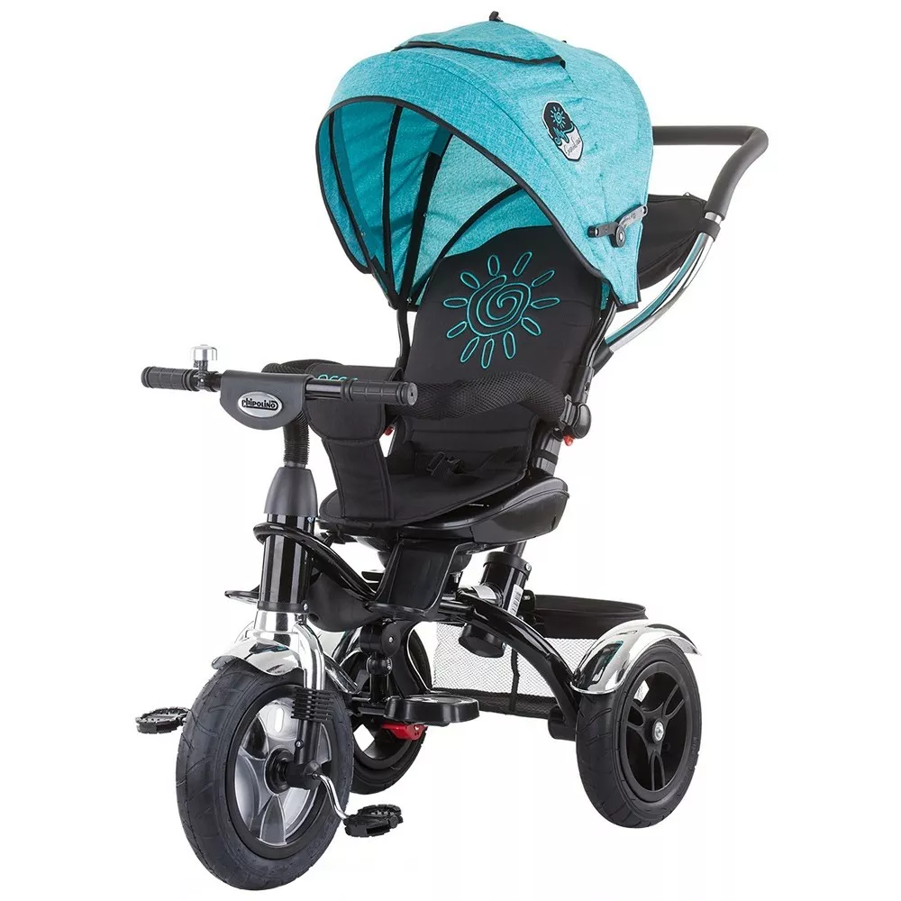Produse - Tricicleta bebe 1 an, cu sezut rotativ si roti rezistente, Chipolino Arena