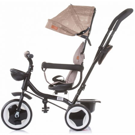 Tricicleta copii 1.5 ani+, negru-bej, Chipolino Jazz [1]