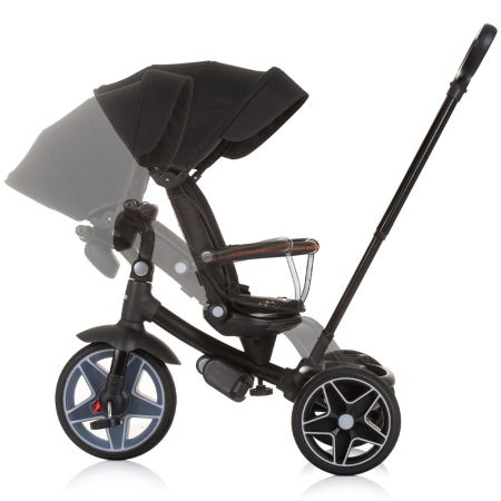 Tricicleta cu copertina si sezut reversibil Chipolino Derby obsidian [5]
